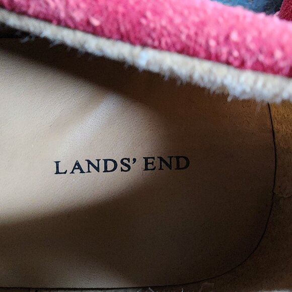 Lands' End Red Suede Loafers Size 8.5B - Picture 12 of 15